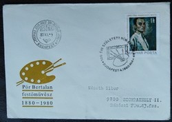 Ff3422 / 1980 dustless stamp ran on fdc
