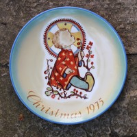 Hummel porcelán dísztányér - Karácsony 1975 - Schmid