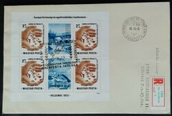 Ff2901 / 1973 European Security and Cooperation Conference i. Block ran on fdc