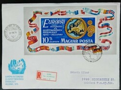 Ff3054 / 1975 European Security and Cooperation Conference iii. Block ran on fdc