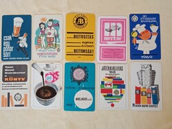 Card calendar 1969-08 in one