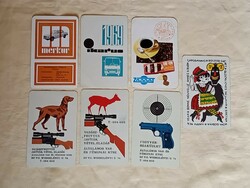 Card calendar 1969-12 in one