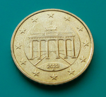 Németország - 50 Euro Cent - 2023 - "A" - Brandenburgi kapu - Ritka