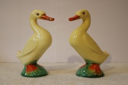 Drasche porcelain/ceramic duck 2 pcs, marked
