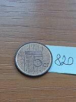 Netherlands 5 cents 1997 bronze, Queen Beatrix 820