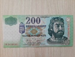200 HUF banknote fb series 2003 unc crisp banknote