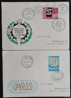 Ff2595-602 / 1969 anniversaries - events stamp series ran on fdc