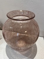 25 cm Karcagi fátyolüveg váza
