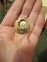 Gold-plated locket case