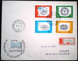 Ff2777-80 / 1972 stamp day stamp series ran on fdc