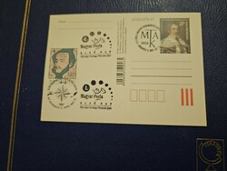 2001-es MTA ELSŐ NAPI díjjegyes levelezőlap