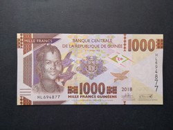 Guinea 1000 Francs 2018 Unc