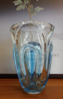 Rudlof schröter sklo union mid century glass vase