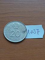 Hungarian People's Republic 20 forints 1985 copper-nickel 1037