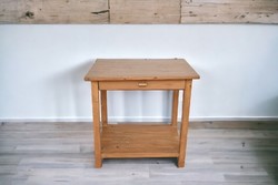Old renovated wooden table farmhouse furniture