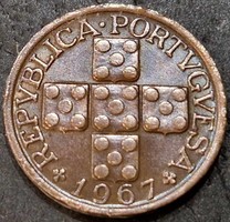 Portugal 20 centavos, 1967