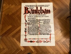 Bánkbán színházi plakát ( Sepsiszentgyörgy ) .