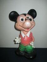 Retro mickey mouse rubber figure