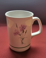 Rosenberger német porcelán csésze bögre botanikai virág mintával szegfű búzavirág