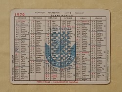 Card calendar 1970-11