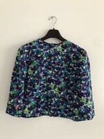 Kék-zöld-fehér mintás női ing