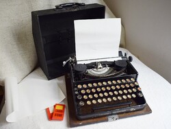 Seidel & Naumann Aktiengesellschaft , Dresden TAB5 , táska írógép 30-as évek vége