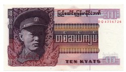 10    Kyat          Burma