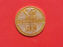 Rd gold readers digest coin (1760)
