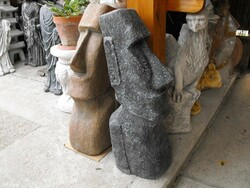 Exotic garden statue moai Easter island head 1pc 76cm frost-resistant artificial stone. Not concrete!