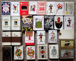 GYŰJTŐKNEK! 16 pakli retró vintage antik franciakártya játék kártyajáték francia römi póker kártya