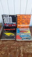Liener György autótípusok 1961, 1964, 1969, 1971 évszámok, 4 db könyv (100)