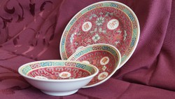 Chinese porcelain ring holder bowl, small plate