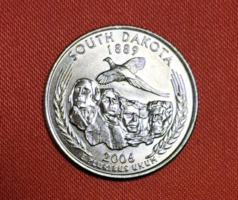 2006 South Dakota Commemorative USA Quarter Dollar 