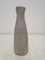 Ceramic vase with cracked glaze