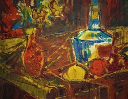Unknown painter (2nd half of the 20th century): still life