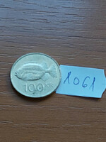 Iceland 100 kroner 2011 nickel-brass, sea hare fish 1061