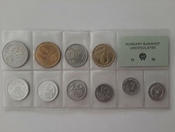 Hungarian monetary series 1988 in original case
