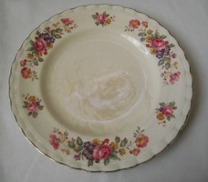 Antique, gilded English rose plate (j&g meaking)