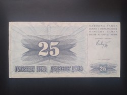 Bosznia-Hercegovina 25 Dinara 1992 F