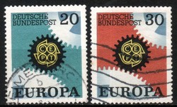 Bundes 3813 mi 533-534 €0.70