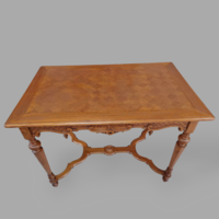 French marquetry dining table