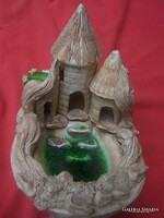 Enchanted castle - romantic, sometimes glass-glazed ceramic castle
