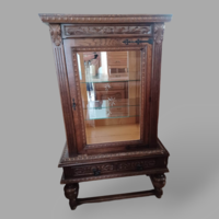 Antique full glass display case