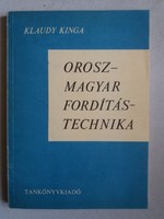 Russian-Hungarian translation technique. Klaudy kinga.