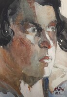Mühl Aladár (Sopron, 1902 - Sopron, 1981): Női portré