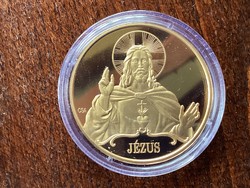 The color of Jesus covered with gold