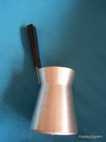 Retro coffee pourer with aluminum body vinyl handle with a height of 16 cm. Flawless, in good condition original re
