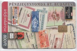 Magyar telefonkártya 1221  1998  Pénjegynyomda  ODS 4    43.000 Db.