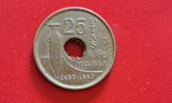 1997. Spain 25 pesetas, (1791)