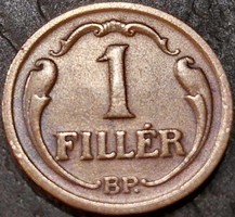 Hungary 1 penny, 1934.